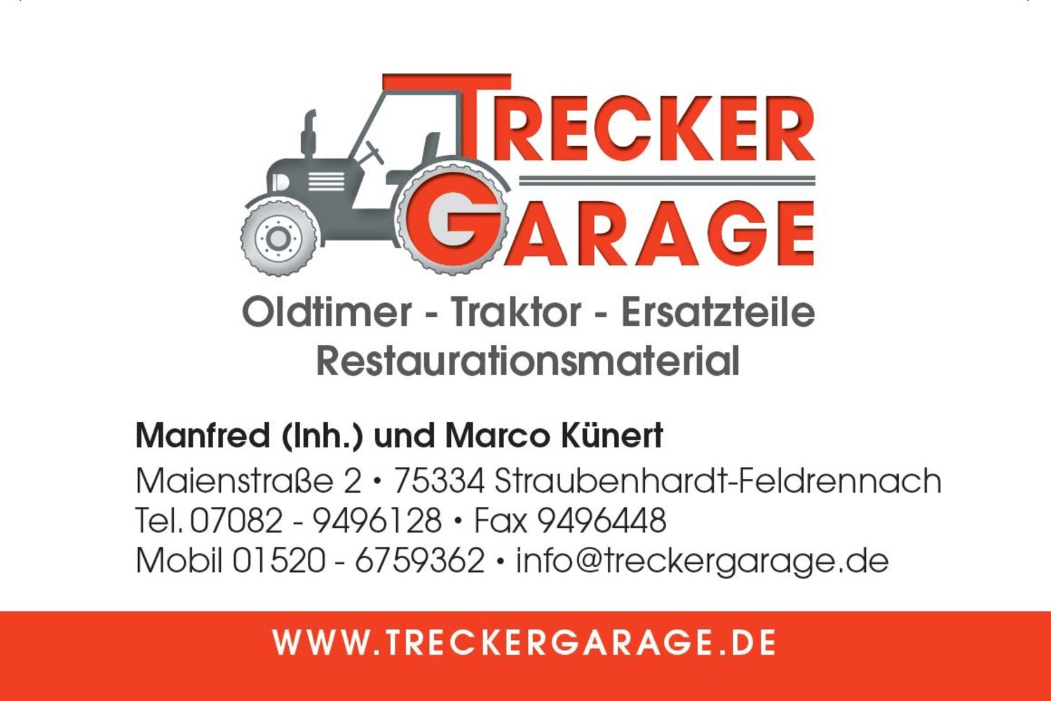 Treckergarage - Gebrauchte Ersatzteile für Traktoren Einachserund Motoren  sowie Oldtiimer und Restaurationsmaterial aller Art!